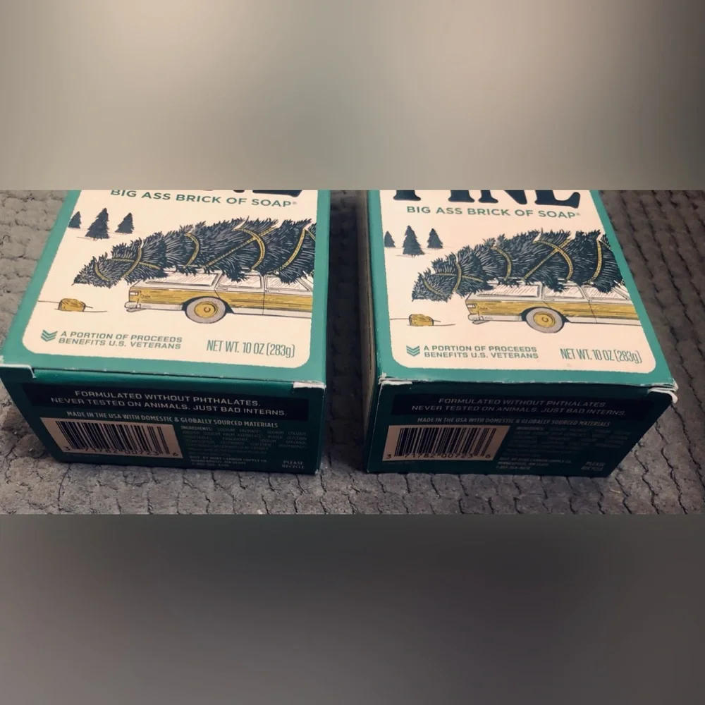 Duke Cannon Illegally Cut Pine Soap - 2 Bars - New Seasonal